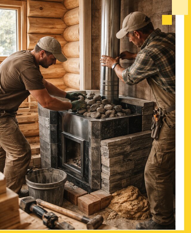 Строительство и отделка русских бань под ключ в Владивостоке