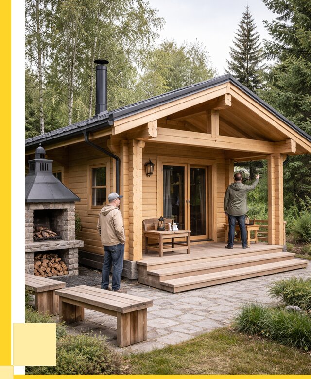 Деревянные бани под ключ в Владивостоке от 457470 р. | ЭриданВлд