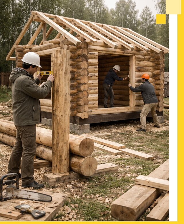 Строительство бань для дачи под ключ в Владивостоке с доставкой и монтажом