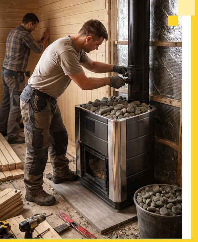 Проектирование и строительство парилок для бани в Владивостоке под ключ