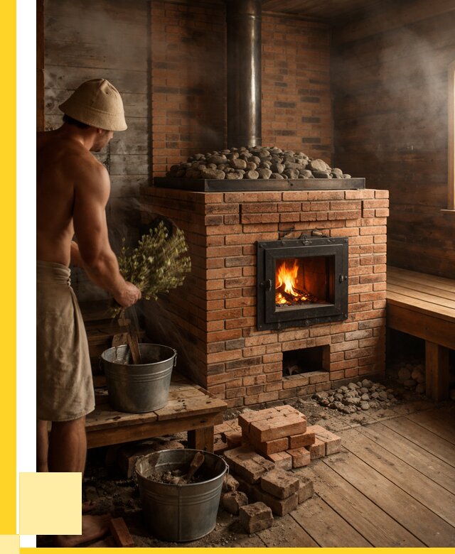 Кирпичные банные печи в Владивостоке от 91494 р. | ЭриданВлд
