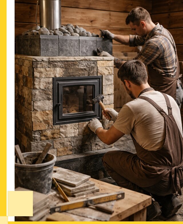 Облицовка банной печи в Владивостоке от 15249 р. | ЭриданВлд