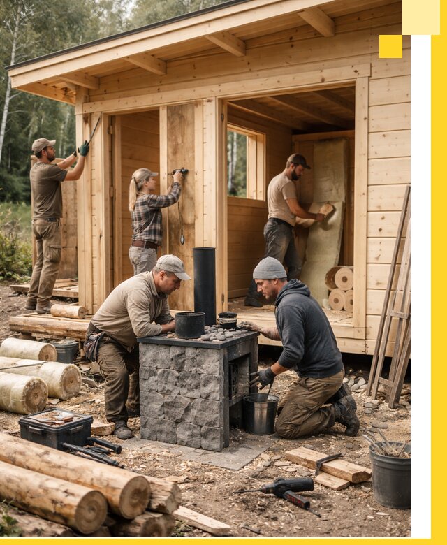 Купить баню под ключ в Владивостоке строительство монтаж отделка