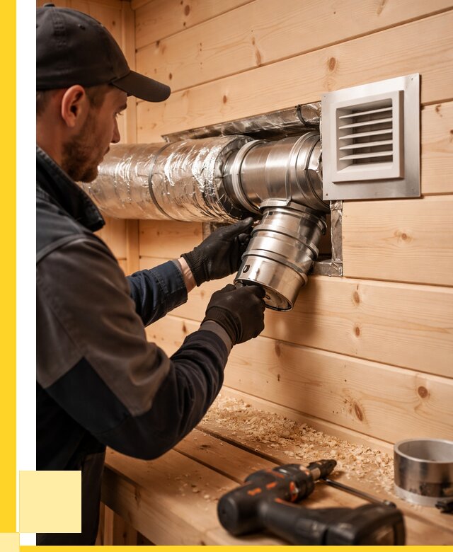 Монтаж вентиляции бани в Владивостоке от 12199 р. | ЭриданВлд