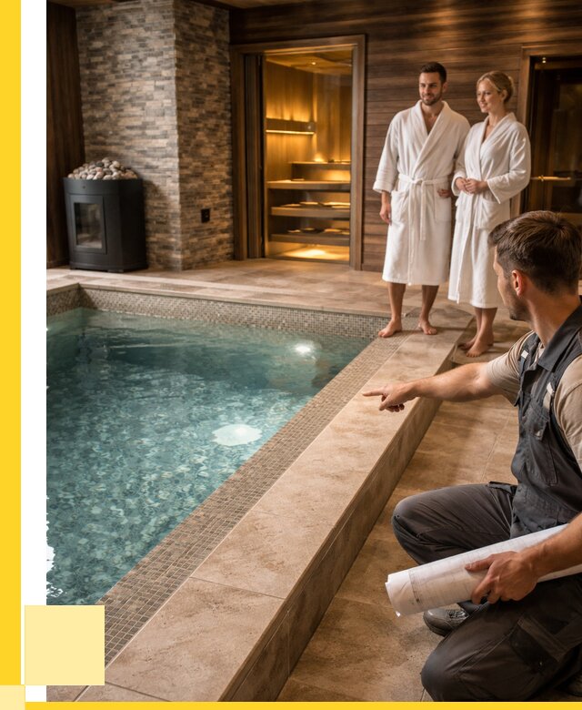 Проект бани с бассейном под ключ в Владивостоке от 66079 р. | ЭриданВлд