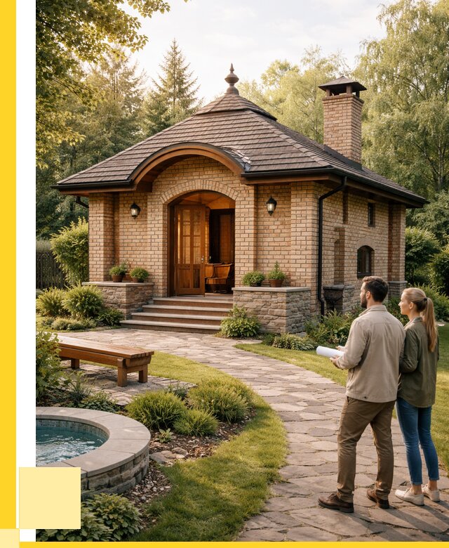 Проект кирпичной бани в Владивостоке от 30498 р. | ЭриданВлд