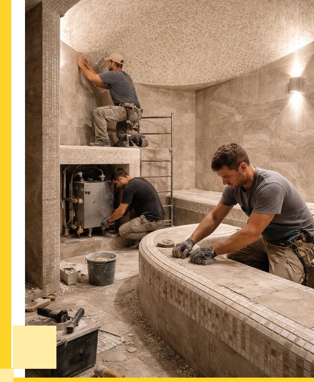 Монтаж хамамов под ключ в Владивостоке от 254150 р. ЭриданВлд