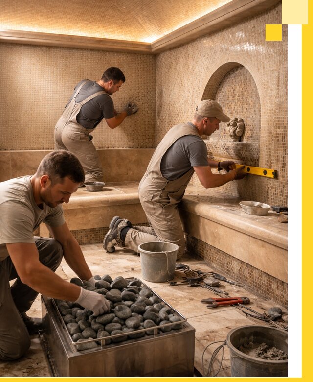 Проектирование и строительство хамама и сауны в Владивостоке