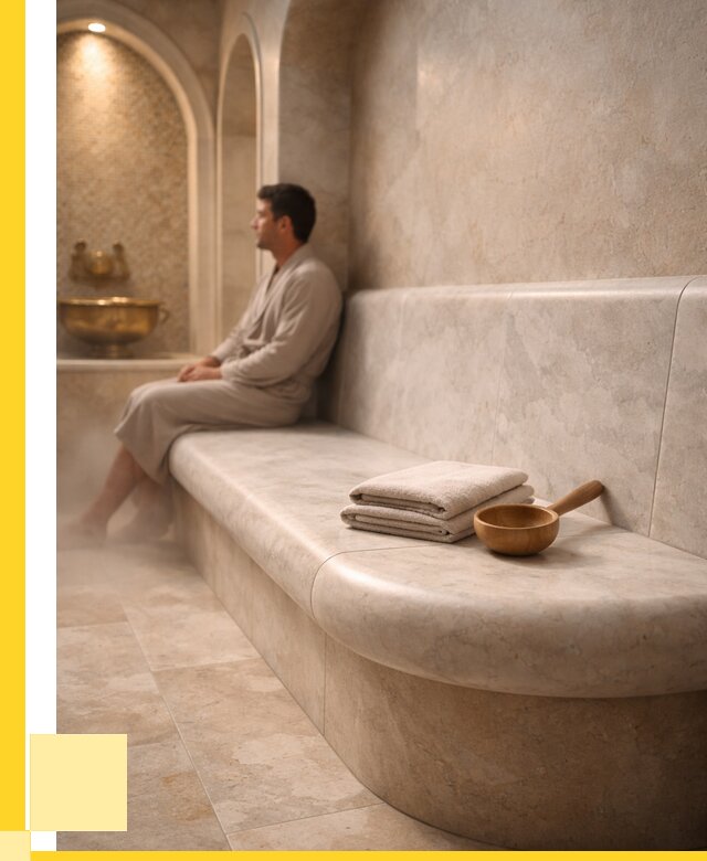 Сиденья для хамама в Владивостоке под ключ от 12199 р. | ЭриданВлд