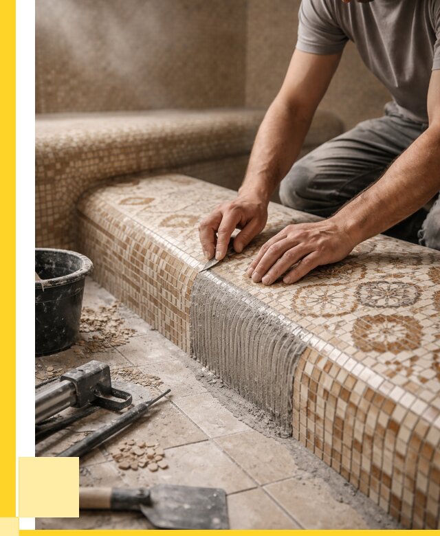 Плитка для хамама под ключ в Владивостоке от 3558 р. | ЭриданВлд